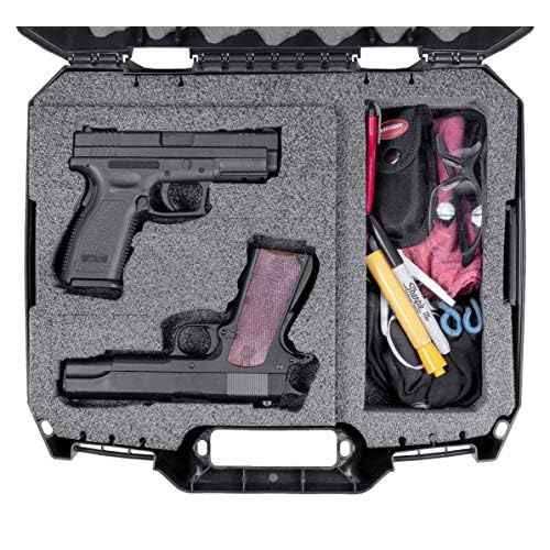 Case Club Pre-Cut 4 Pistol & Accessory Carrying Case