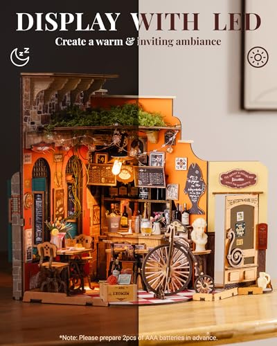Rolife DIY Miniature House Kit for Adults, Mini Wooden Dollhouse Kit, Tiny House Diorama Building Kits-Birthday Christmas ...