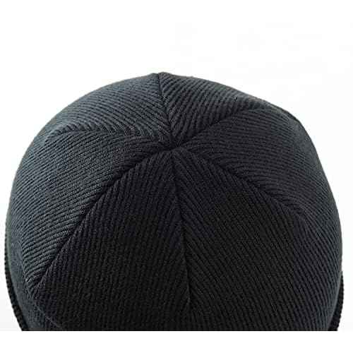 Home Prefer Mens Winter Hats Acrylic Knit Cuff Beanie Cap Warm Womens Beanie Hat