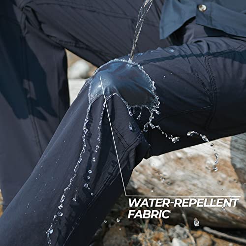 KastKing Wind Crest Fishing Hiking Pants, Water Repellent Lightweight Mens Travel Climbing Pants, UPF 50+ Stretch Material