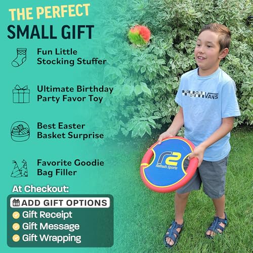 Fun Bouncy Paddle & Stringy Ball Toss & Catch Game - Easy to Use for Kids All Ages - Soft Foam Design for Safe Play Indoor...