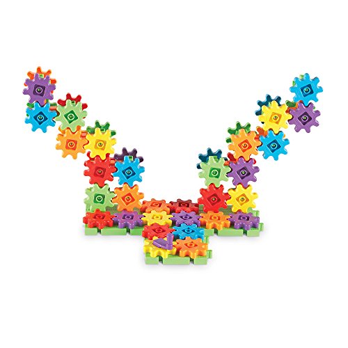 Learning Resources Gears! Gears! Gears! 100-Piece Deluxe Building Set -STEM Activities, Fine Motor Skills, Toddler Explore...