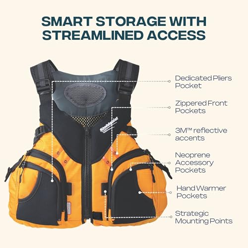 Stohlquist Keeper Fishing Lifejacket, USCGA Approved Type III PFD