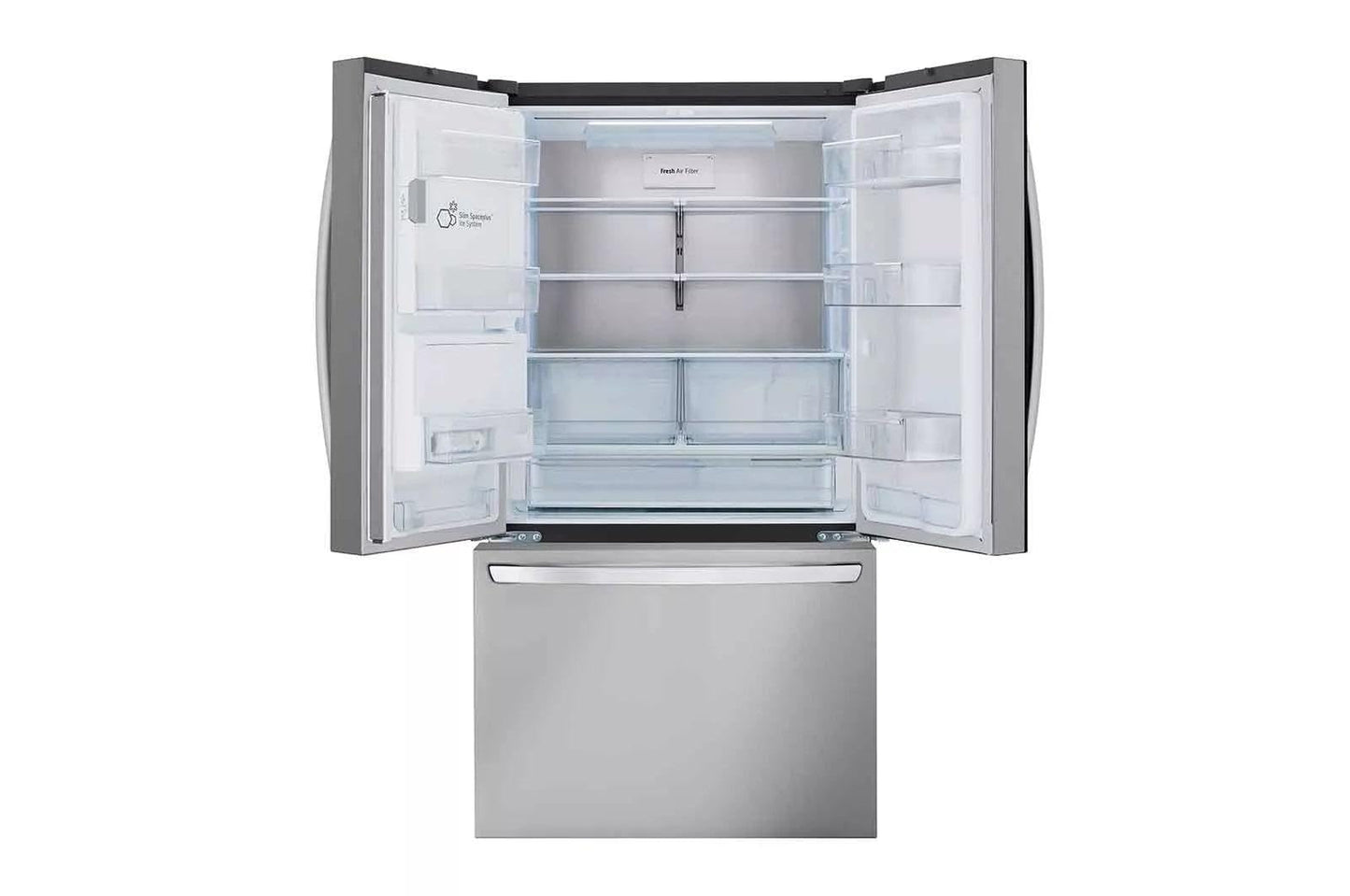 LG 36 Inch Counter-Depth MAX™ Smart French Door Refrigerator with 26 cu.ft. Capacity, WiFi Enabled, ThinQ Technology, Dual Ice Maker, Slim SpacePlus® Ice System