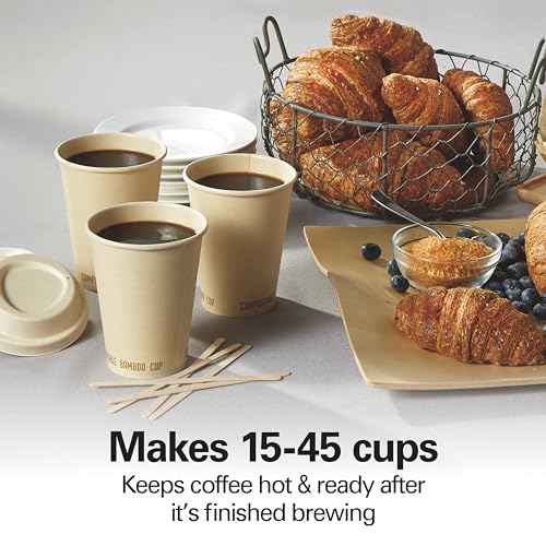 Hamilton Beach 45 Cup Fast Brew Coffee Urn and Hot Beverage Dispenser, 40521