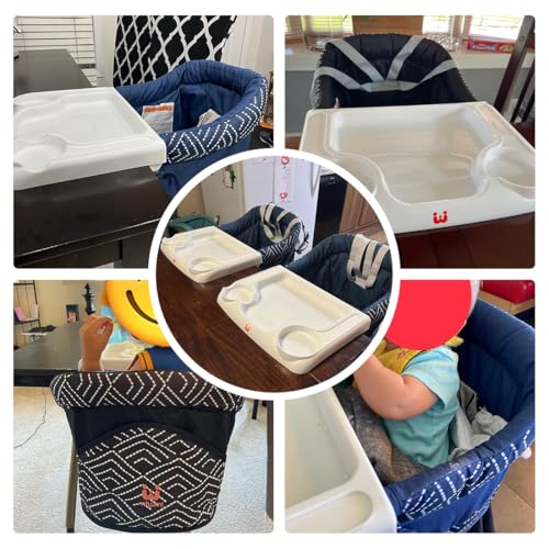 MTWML Hook On High Chair with Tray,Portable Baby High Chair That Attaches to Table,Clip On Fast Table Seat for Babies and ...