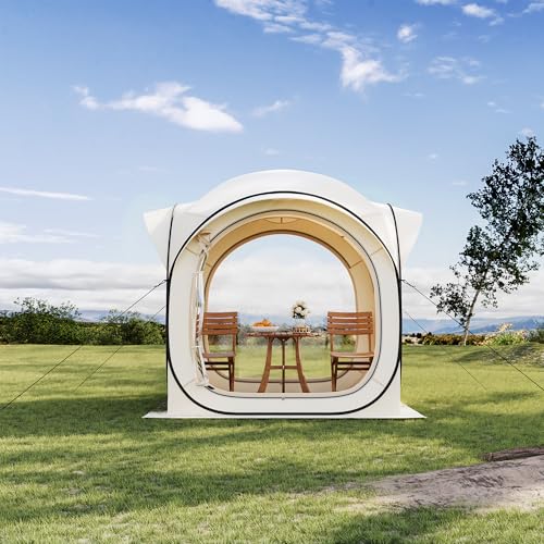 6x6ft Outdoor Gazebo Screen Tent, Bubble Tent for Outside, Mosquito Proof & Sun Shade Canopy, Rainproof Camping Sun Shelte...