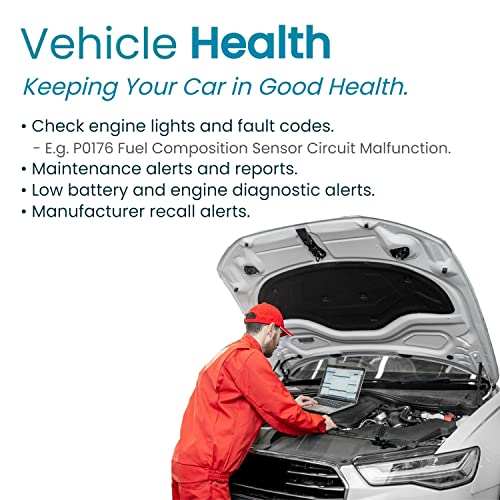 Vyncs - GPS Tracker for Vehicles, [No Monthly Fee], 4G LTE, Vehicle Location, Trip History, Driving Alerts, GeoFence, Fuel...