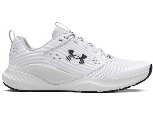 Under Armour Women's Charged Commit Trainer 4, (100) White/Distant Gray/Black, 11, US
