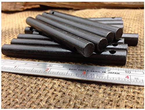 10 PCS Fire Starter Rod Magnesium Rod - Ferrocerium Flint Premium Lighter 8x0.8cm - Glow in The Dark Survival Tool Kit for...