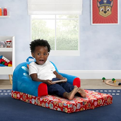 Delta Children - PAW Patrol Cozee Buddy Flip-Out Kids Chair - Greenguard Gold Certified, Blue