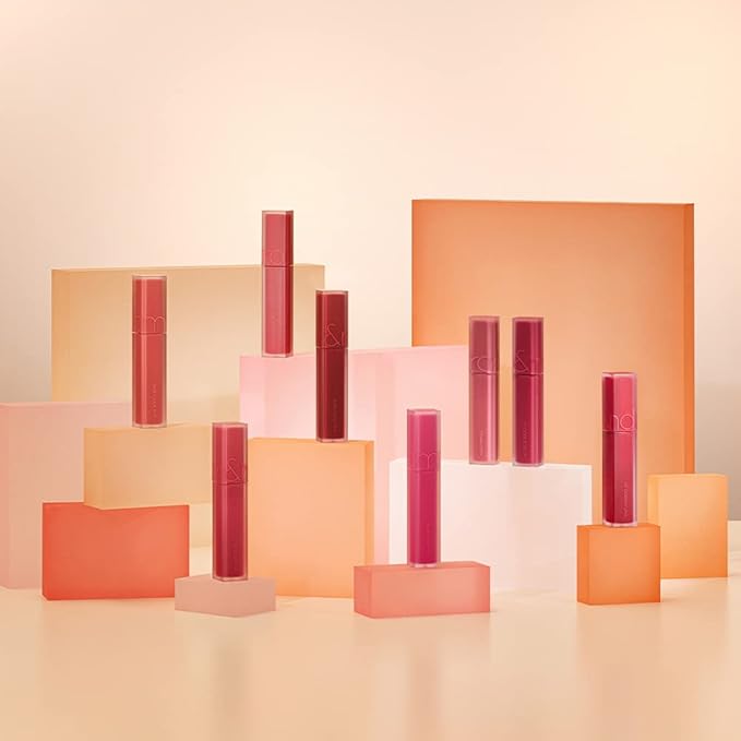 rom&nd BLUR FUDGE TINT 06 Mauvish - Velvety Matte Lip Stain for Smooth, Long-Lasting K-Beauty Color