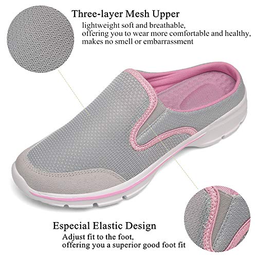 INMINPIN Unisex Slippers Casual Clog House Shoes Comfort Slip-On Walking Mules with Indoor Outdoor Anti-Skid Sole for Men ...