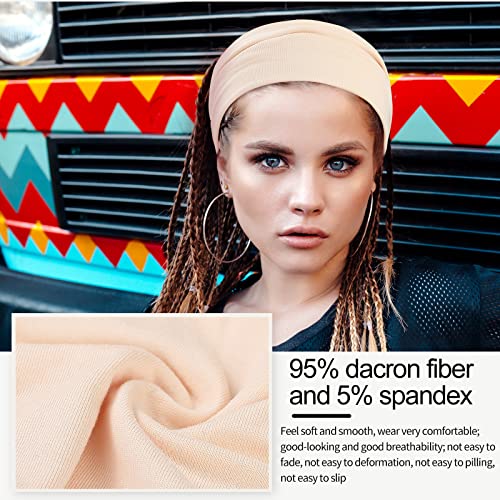 Panleding 12 Pcs Stretchy Headbands for Women, Absorbed Sport Headband Soft Twist Knotted Headbands for Daily Life Yoga Wo...