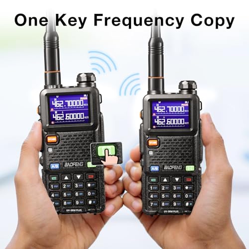 BAOFENG UV-5RM Plus 10W Dual Band Ham Radio Handheld, NOAA FM Airband Receiver, Long Range Two Way Radio with 8" & 15" AN...