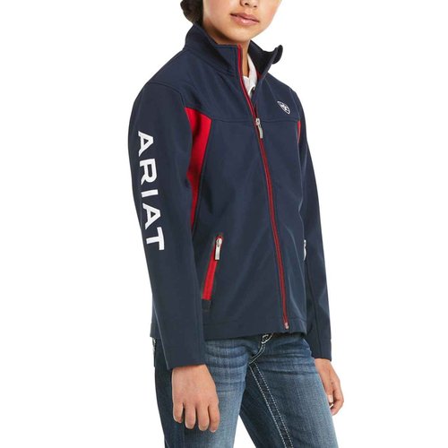 ARIAT Women's New Team Softshell Jacket - Black/Mirage, 1X