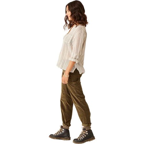Carve Designs Corey Butter Pant - High Rise Straight Leg Jeans for Women, Organic Cotton Utility Denim with Flap Pockets & Relaxed Fit - Fir 2