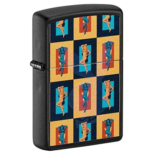 Zippo Playboy Black & White Rabbit Pocket Lighter