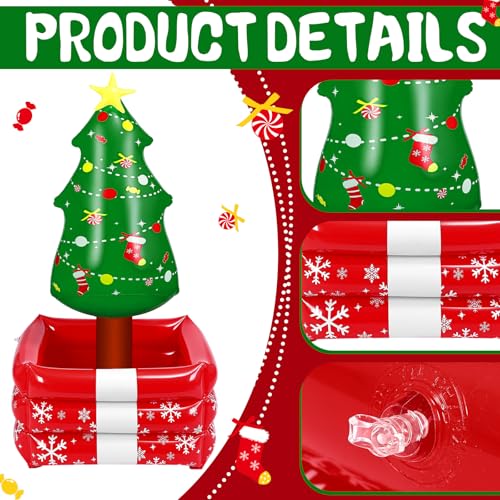 Bencailor Christmas Party Decoration Inflatable Christmas Tree Xmas Cooler Blow up Pool Birthday Party Favor Supplies Infl...