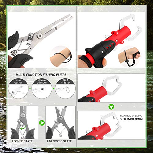Fishing Pole Reel Combos Telescopic Fishing Rod Kit Spinning Reel Line Lure Accessories Compact Fishing Tackle Bag Lightwe...
