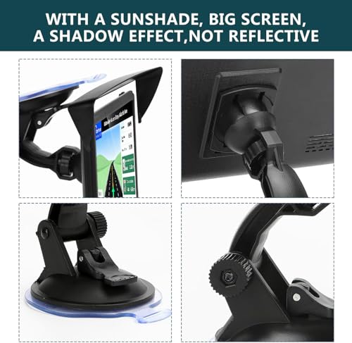 Car GPS Navigation, 2025 Map 7 inch Touch Screen Car GPS, Voice Turn Direction Guidance, Support Speed and Red Light Warni...