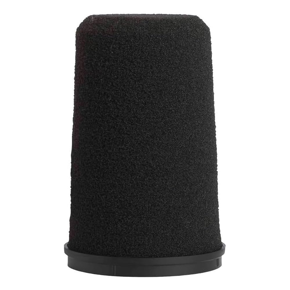 Shure Rk345 Black Foam Replacement Windscreen For Sm7A And Sm7B Microphones - Reduces Unwanted Breath And Wind Noise, Combatting