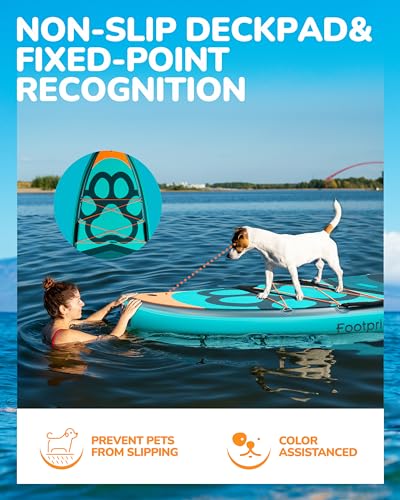 Bigfly 11'6×35" Super Wide Inflatable Stand Up Paddle Board, Ultra Stable Wide SUP for 2+1 People/Family/Big Size, 100L Ba...