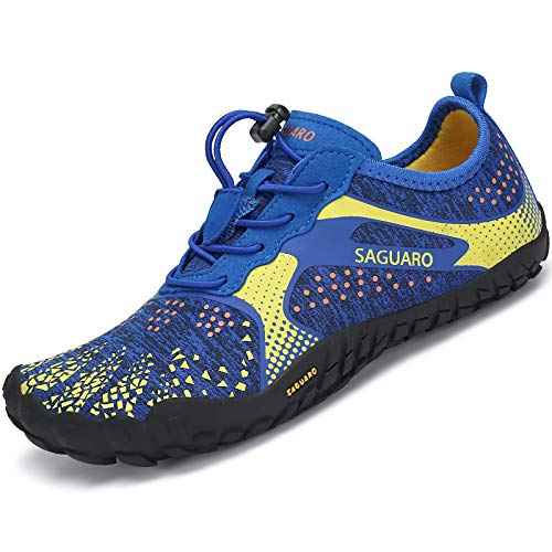 SAGUARO Kids' Barefoot Shoes Boys Girls Quick Dry Aqua Athletic Sneakers Lightweight Sport Footwear Toddler Water Shoes