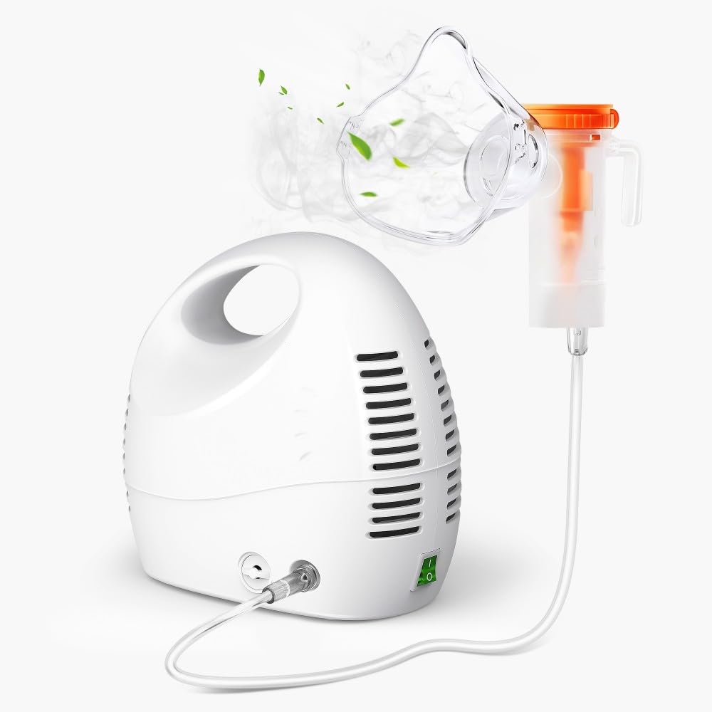 Zorymz Portable Nebulizer, Nebulizer Machine for Adults and Kids,Low Noise Nebulizer for Breathing Comfort, Desktop Nebulizer for Home Use,Nebulizer, Medicinal, Non-Ventilatory (Atomizer) - NEBULIZERS
