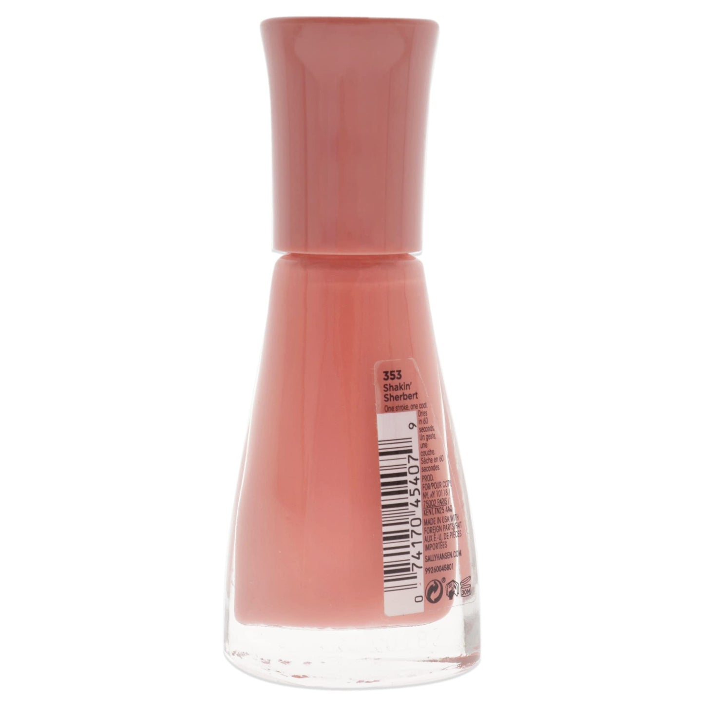 Sally Hansen Insta-Dri Nail Color - 353 Shakin Sherbert Nail Polish Women 0.31 oz