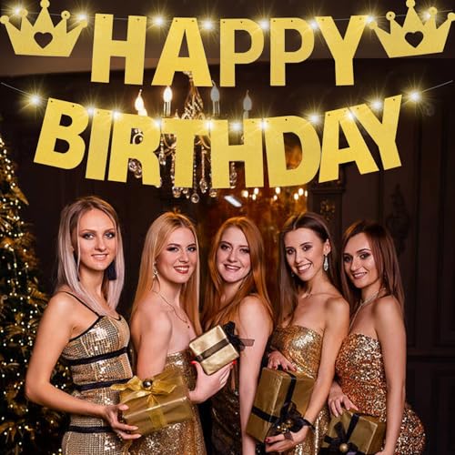 167Pcs DIY Glitter Customizable Banner Kit Custom Banner Happy Birthday Personalized Letter Banners Decor for Christmas Ba...