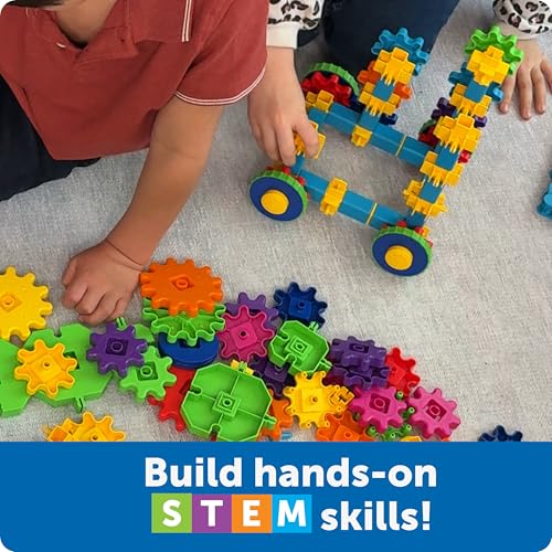 Learning Resources Gears Gears Gears Robots In Motion - Building Toys, STEM Activities, Fine Motor Skills, Toddler Constru...