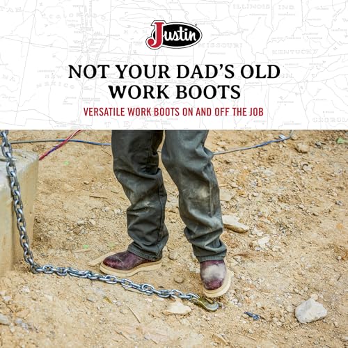 Justin Men's Axe 10" Wedge Round Toe Work Boot