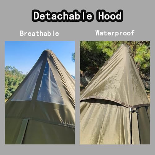 HipierFx 1 Person Tent Ultralight Tipi Tent for Outdoor Camping Backpacking Hiking One Man Small Tent