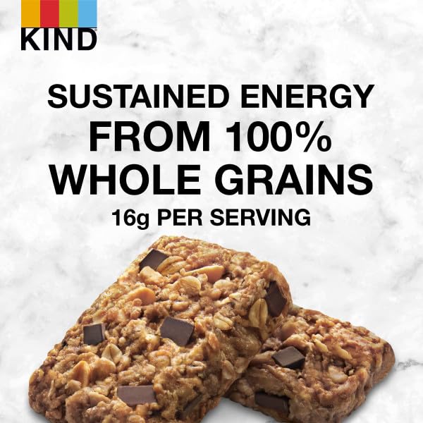KIND Breakfast, Healthy Snack Bar, Peanut Butter Banana Dark Chocolate, Gluten Free Breakfast Bars, 8g Protein, 1.76 OZ Pa...