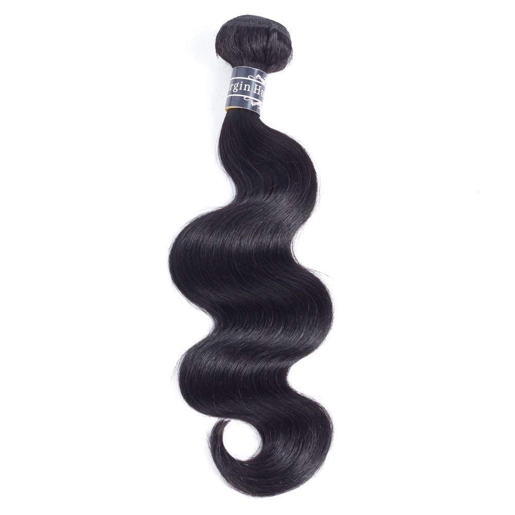 Amella Hair 8A Brazilian Virgin Hair Body Wave 1 Bundle 100% Unprocessed Brazilian Body Wave Remy Human Hair Extensions(16inch)