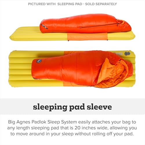 Big Agnes Kids & Youth Sleeping Bag – Ultralight Cold Weather Backpacking & Camping, Kids, Juniors, Teens, 20 Degrees