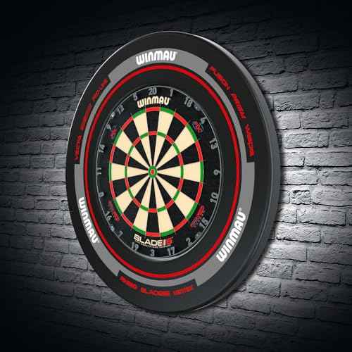 Winmau Dart Board Surround Ring - Advance Black, Red, White and Green Dartboard Surrounds - Backboard Wall Protector