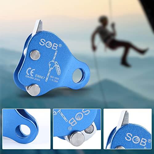 SOB Climbing Fall Protection Device The Riser Protects The Aluminum Magnesium Alloy Rope Clip, which is Used for high-Alti...