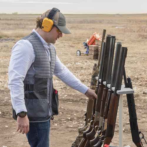 Allen Company Men's Competitor Shooting Vest ? Mesh Vest with Moveable Shoulder Pad, Deep Pockets & Side Straps