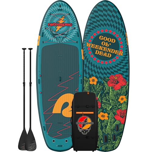Retrospec Weekender Crew 12 ft & XL Multi Person Paddle Board for 2-5 People, Puncture Resistant & Durable, 500 & 1050 LB ...