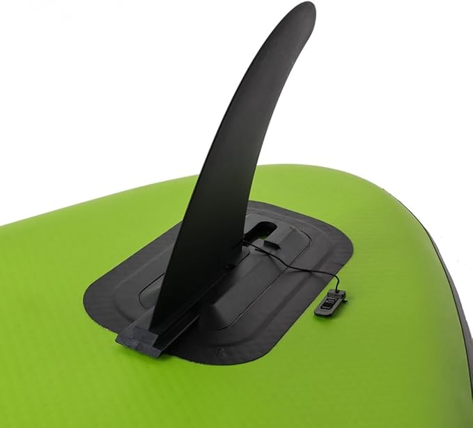 1PC Original Style Slide-in Surfboard Fins - Quick Detach Fin Box System for Paddleboards, Universal 9inch Size, Black
