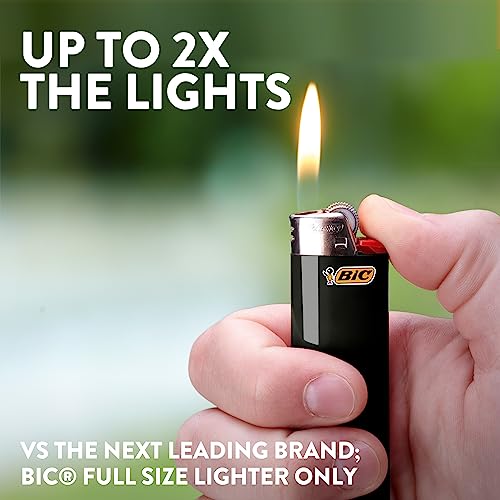BIC Maxi Pocket Lighter, Special Edition Psychedelic Collection, Assorted Unique Lighter Designs, 50 Count Tray of Lighters