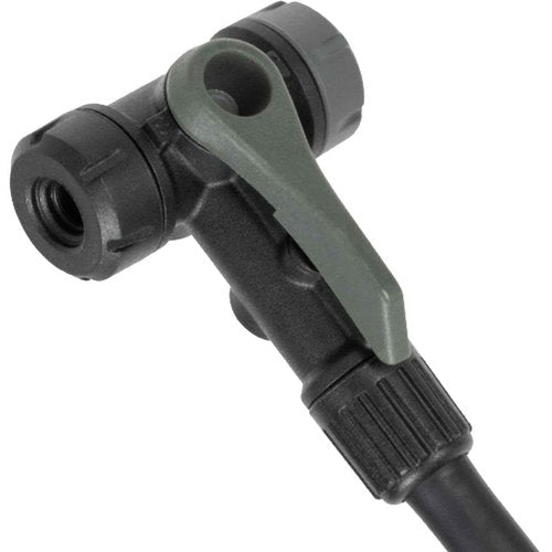 Topeak JoeBlow Mountain II Floor Pump, TwinHead, 75psi, Green