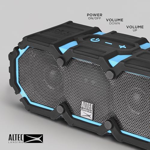 Altec Lansing Mini LifeJacket 2 - IP67 Waterproof Floating Bluetooth Speaker For Pool And Travel, Shockproof and Snowproof...