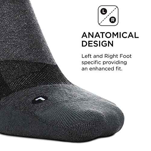 Feetures Merino 10 Cushion Quarter Sock Stripe