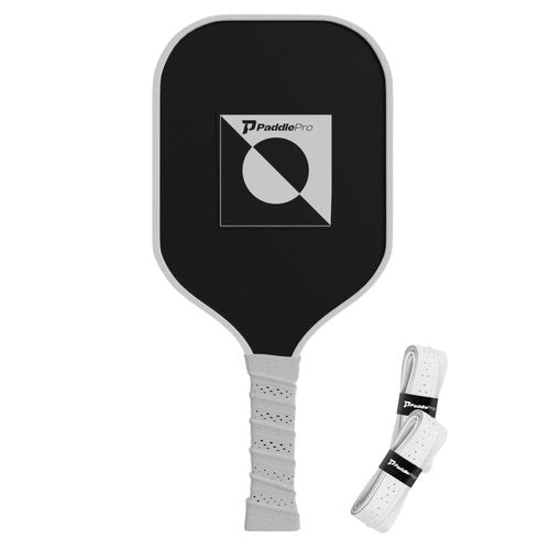 PaddlePro 18K Carbon Pickleball Paddle Set: Lightweight Pickleball Paddle with 4 Balls, Bag & Grip Tapes | Paddles Set for Men, Women & Adults