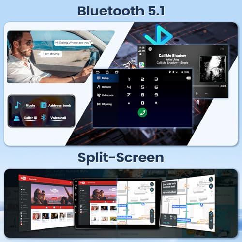 Leadfan Car Stereo Radio for Toyota Prius 2010-2015 Upgrade 9 Inch Touchscreen Android Head Unit Apple Carplay Android Aut...