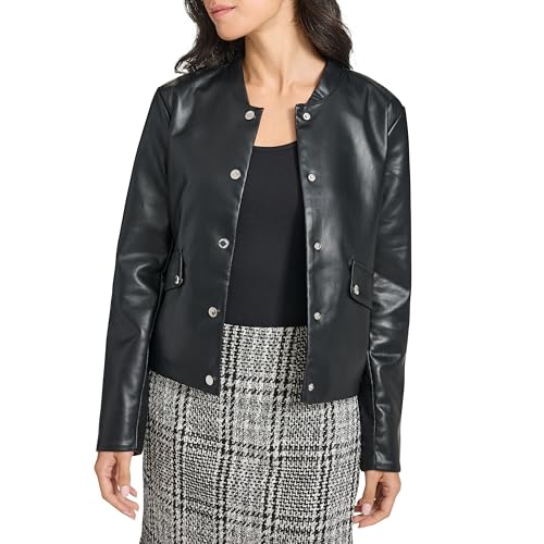 Calvin Klein womens Button Front Jacket
