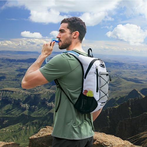 Lightweight Hydration Backpack, Running Backpack with 2L Water Bladder, Hydro Water Daypack for Cycling Hiking Rave for Me...